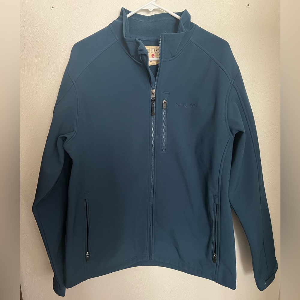 REDHEAD BRAND CO Midweight Full Zip Jacket in Deep Blue Men's Size‎ M